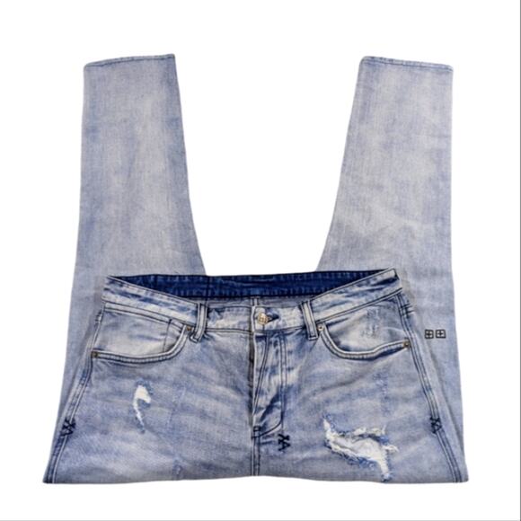 Ksubi Van Winkle Trashed Dreams GUC $220 Size 34   J1337 - Picture 2 of 8